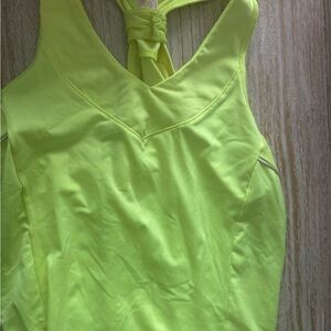 Lucky in Love Neon Yellow Tank Top